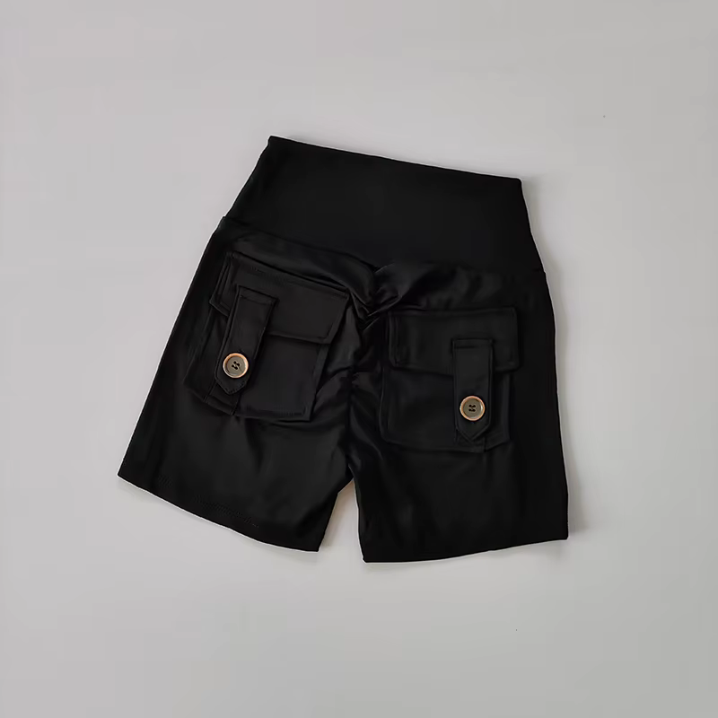 Short de fitness taille haute sans couture pour femme, pantalon de levage de la hanche, pantalon ser