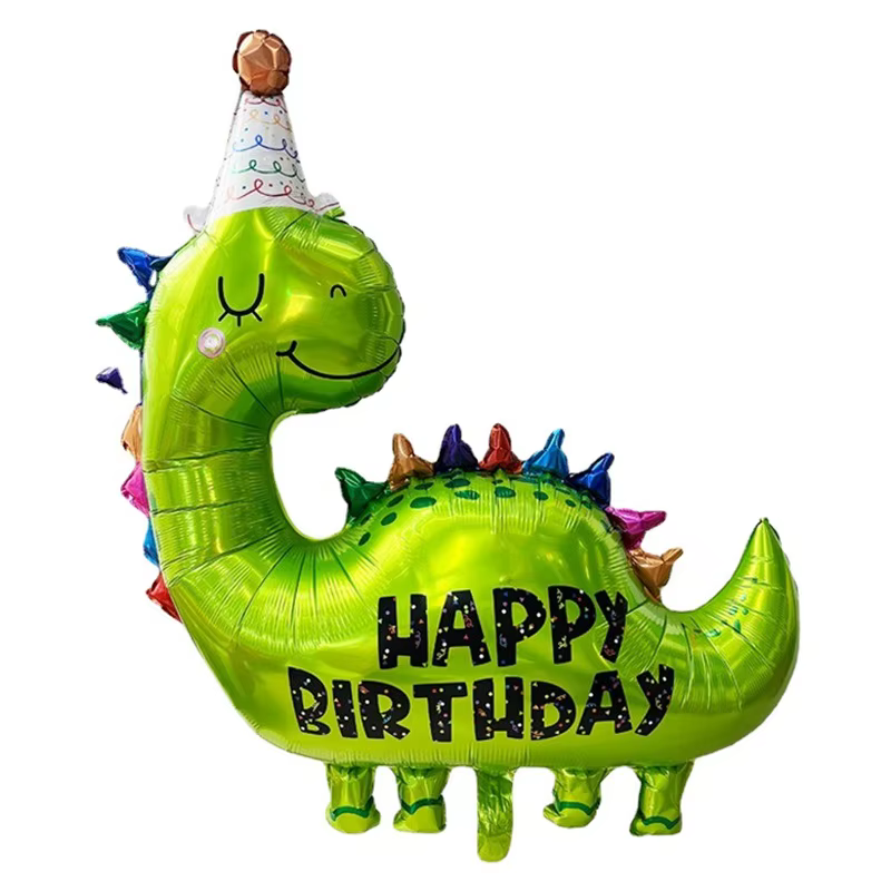 Ballons dinosaures décorations d'anniversaire mignon dinosaure Latex ballon numéro ballon ensemble 1