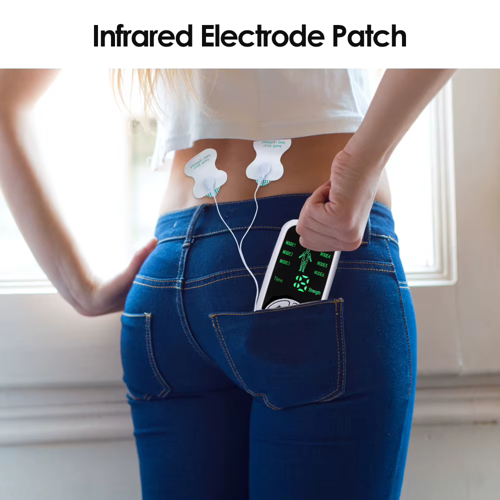 Stimulateur électrique de thérapie musculaire EMS, 6 Modes, unité Tens, physiothérapie méridienne, m