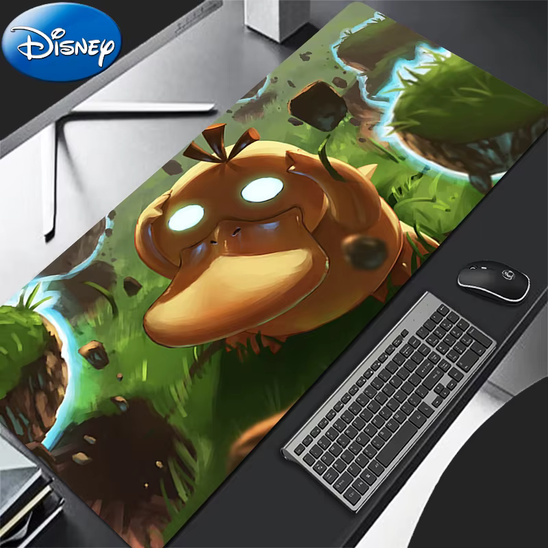 Tapis de souris de jeu P-Pokemon Psyduck, 90x40cm, pour ordinateur de bureau, pour joueur, pour CS G