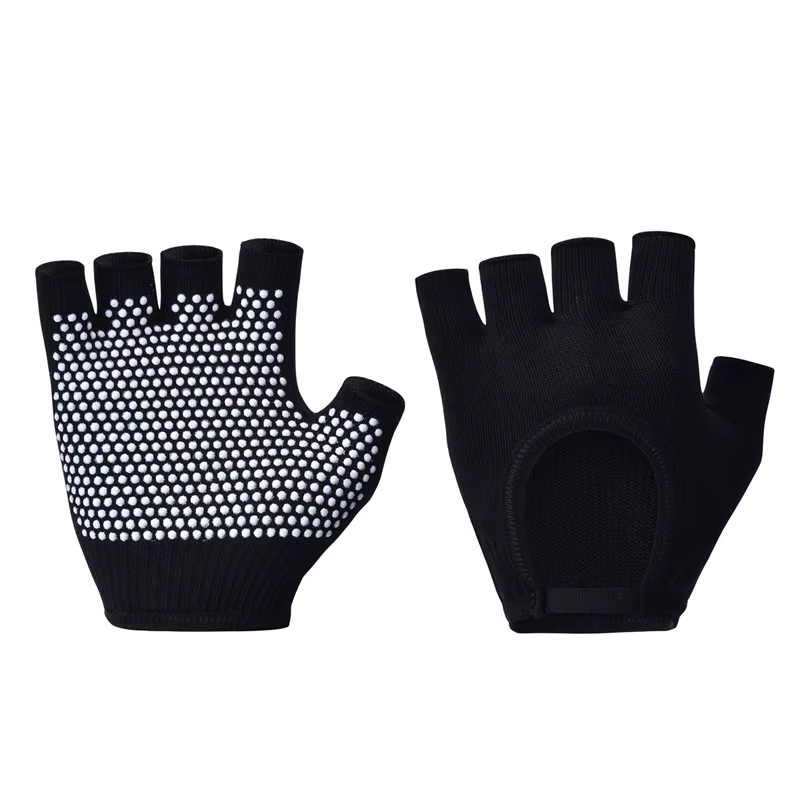 Gants de Yoga antidérapants demi-doigt pour femmes, Pilates, chauds, de cyclisme, respirants, de spo