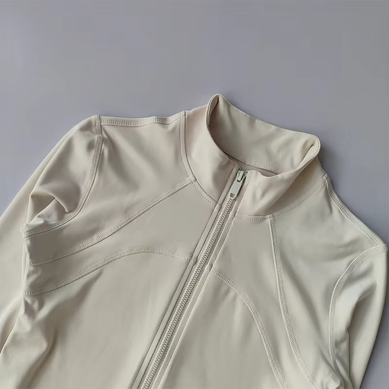 Veste de sport à fermeture éclair pour femmes, combinaisons de Yoga, coupe cintrée, entraînement pou