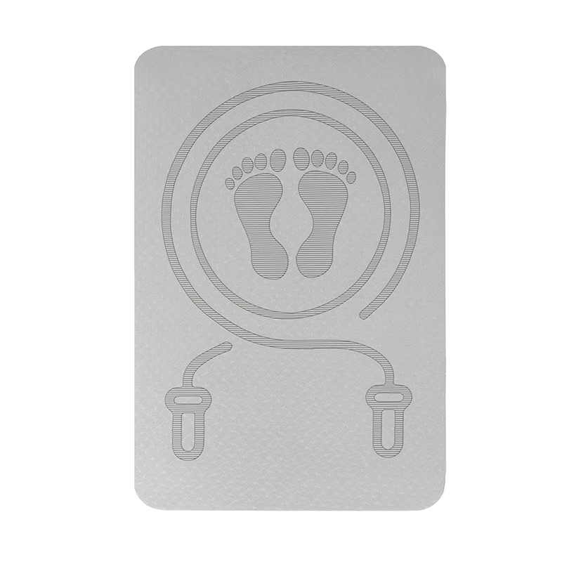 Tapis de saut à la corde 6MM anti-bruit, tapis de sol pour exercices, absorption des chocs, tapis de