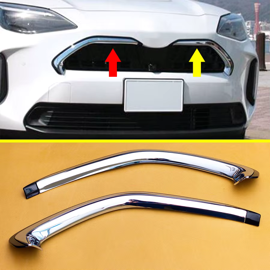 Pour Toyota Yaris Cross 2021 2022 2023 2024 2025 2026, Grille Avant Chromée, Couverture de Grille, G