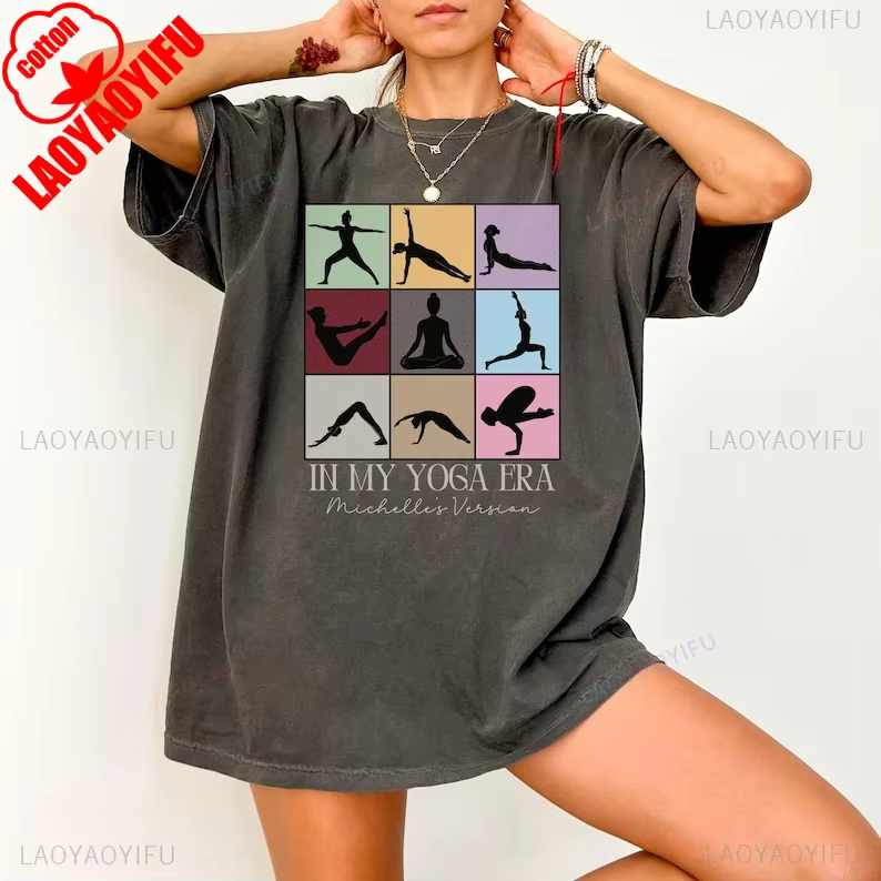Chemise de Yoga dans ma époque de Yoga, T-shirt cadeau pour amoureux du Yogini, Namaste Harajuku Y2k