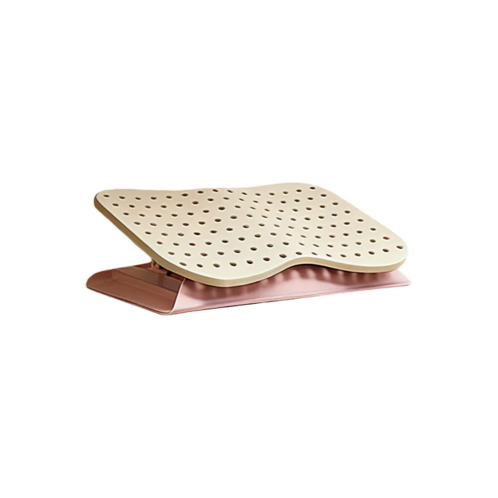 Repose-pieds ergonomique sous le bureau, base antidérapante, 6 niveaux, repose-jambes confortable et
