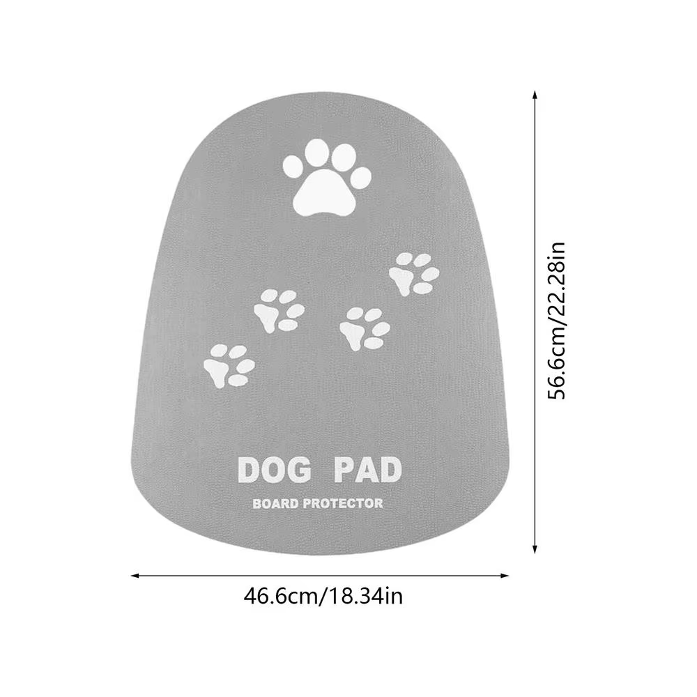 Tapis de sécurité pour paddleboard en PVC imperméable et portable, motif patte de chien, pour bateau