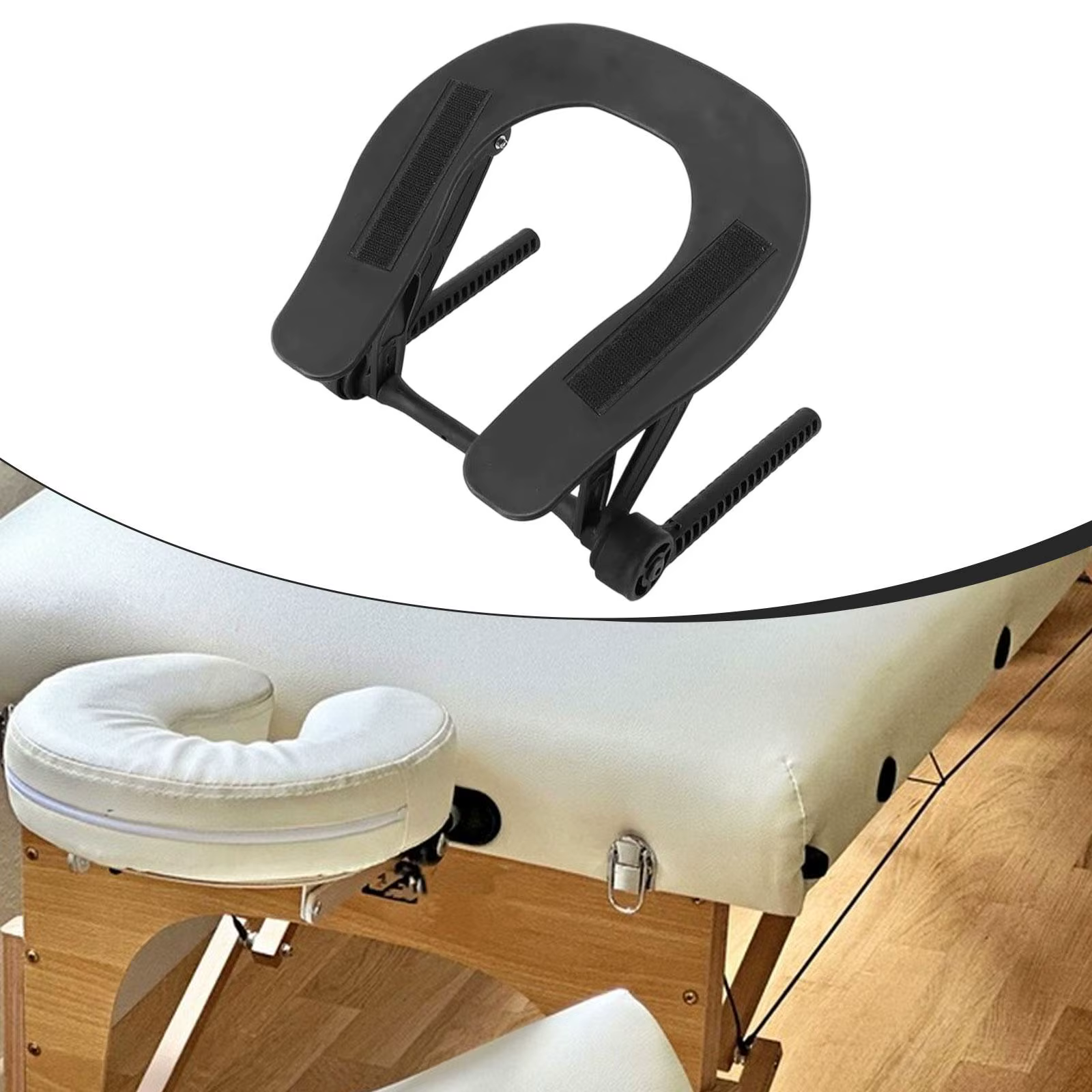 Berceau facial pour Table de Massage, réglable, Portable, repose-tête à plateforme, coussin, chaise 