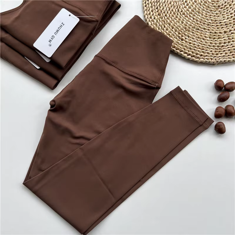 Leggings de sport pour femmes, sans couture, taille haute, élastiques, solides, leggings de yoga, jo