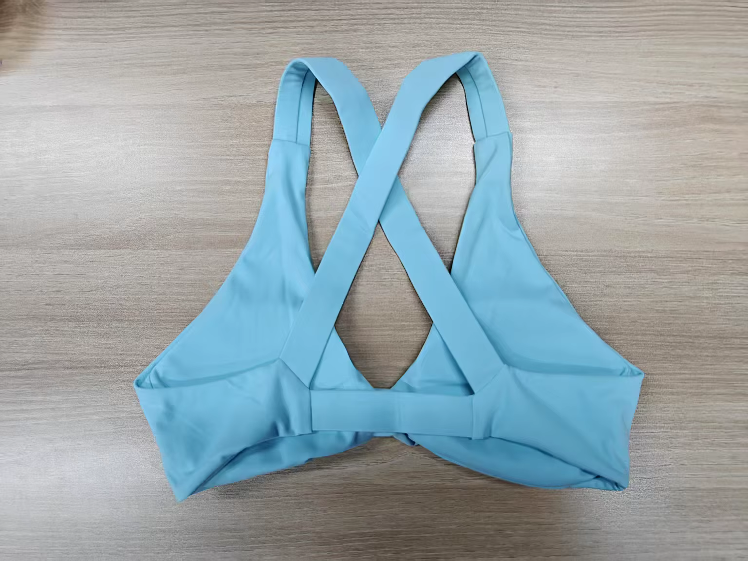 SHINBENE Soutien-gorge de sport torsadé pour femme - Dos croisé rembourré - Soutien-gorge de fitness