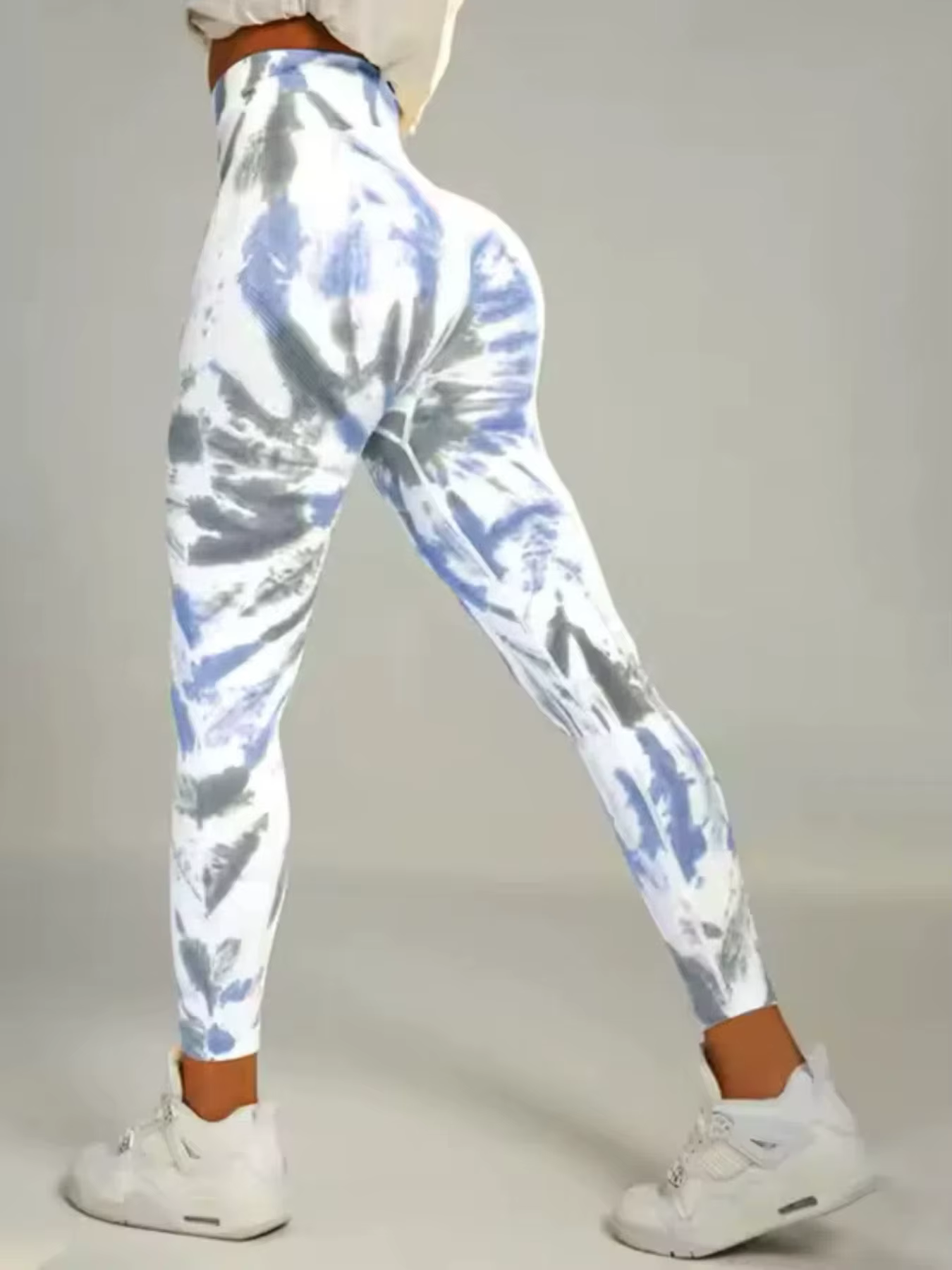 Tie Dye pantalons de Yoga Leggings de gymnastique femmes sans couture taille haute Push Up collants