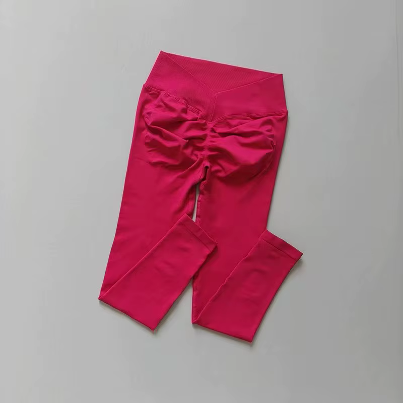 Pantalon de Yoga taille haute, Sexy, bout de pêche, sans couture, sport, Fitness, levage des fesses,