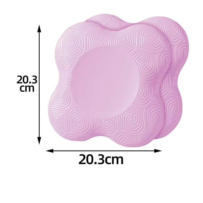 2 pièces Tpe Yoga tapis à genoux épaissi anti-dérapant Yoga à genoux coussin de protection Sport Fit