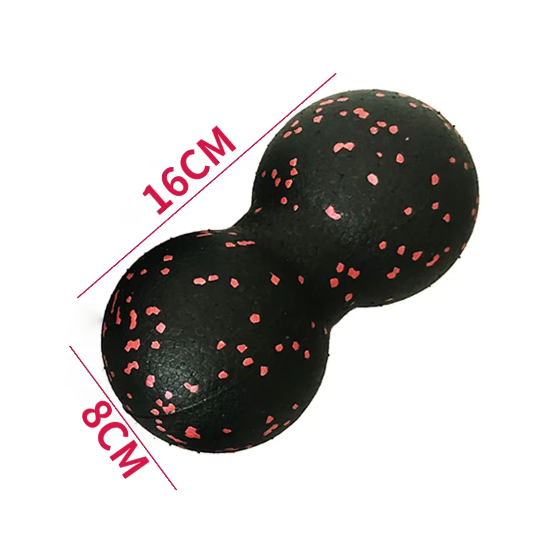 Rouleau en mousse EPP Pilates pour hommes et femmes, 30x15CM, équipement d'exercice en mousse noire
