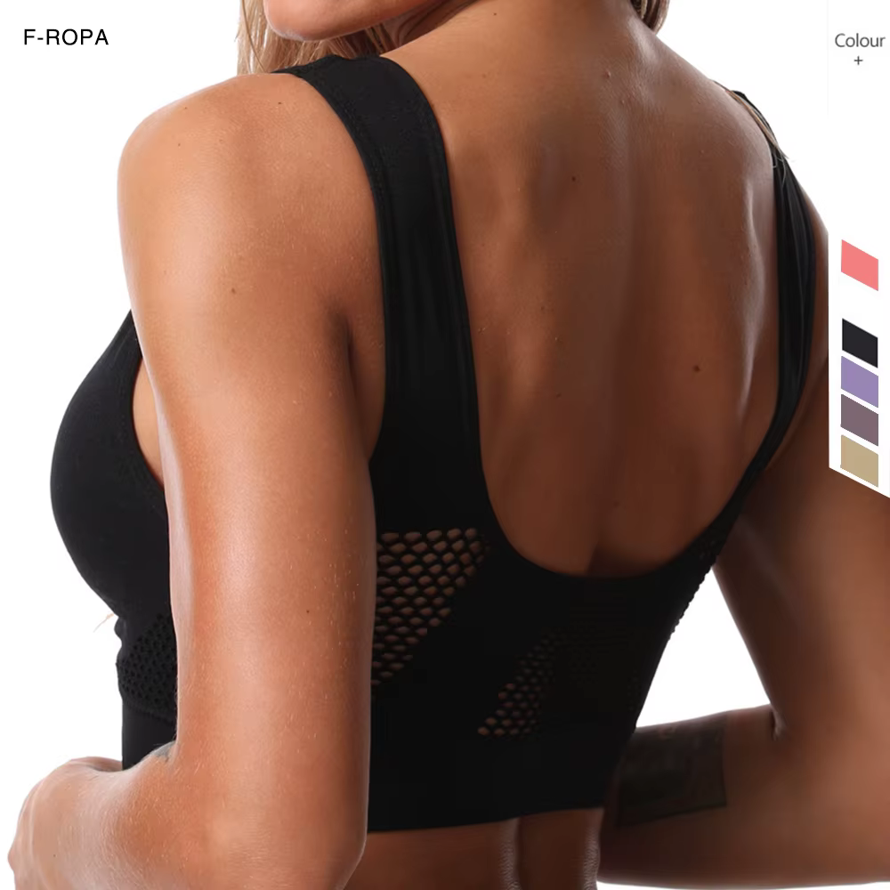Soutien-gorge de sport en maille sans couture pour femmes, sous-vêtements de course, de Fitness, ant