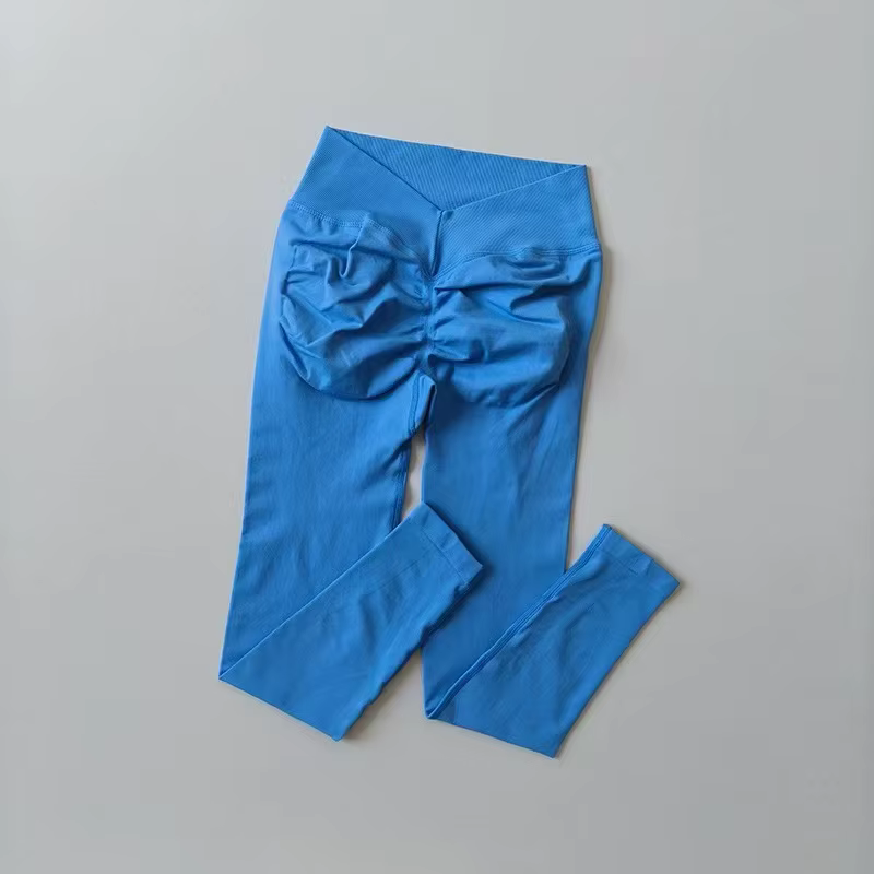 Pantalon de Yoga taille haute, Sexy, bout de pêche, sans couture, sport, Fitness, levage des fesses,