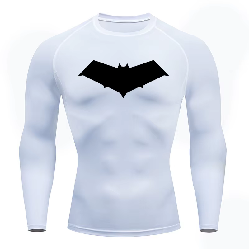 T-shirt de compression à séchage rapide pour homme, haut de sport, de course, de fitness, de muscula