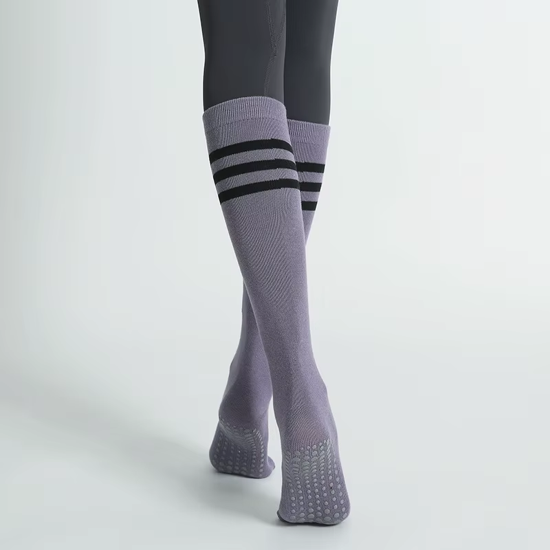 Chaussettes de yoga anti-aldes pour femmes, chaussettes en coton, chaussettes de sport respirantes d