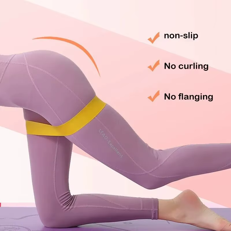 Lot de 5 pièces de ceinture de tension élastique pour le yoga, accessoire pour l'entraînement physiq