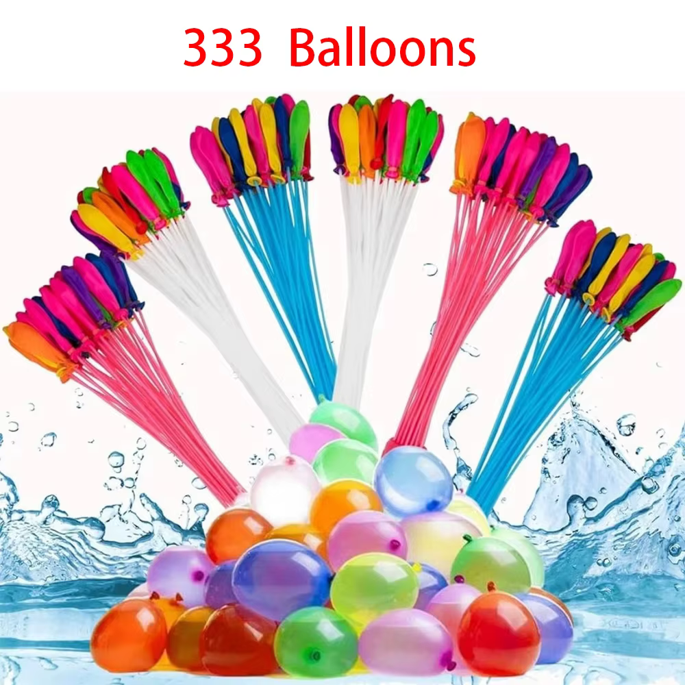 Ballons d'eau d'été 333/555/1110 pièces : Ballons d'eau à remplissage rapide pour fête au bord de la