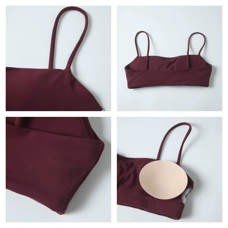 Soutien-gorge de yoga d'été pour femme, brassière push-up pour la gym et l'entraînement, sous-vêteme