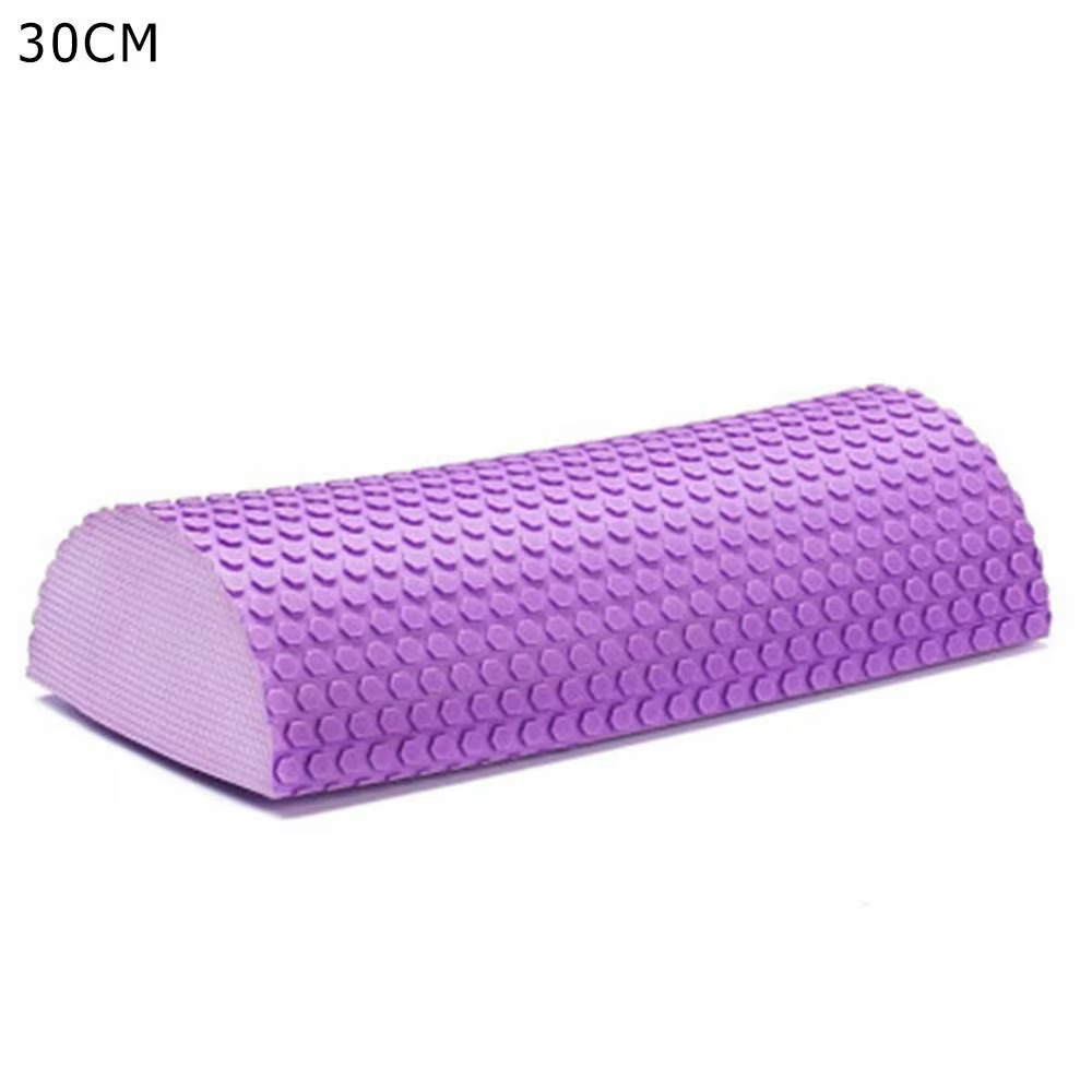Rouleau demi-rond en mousse OligÉnergie, bloc de Yoga, Pilates Fitness Balance, point flottant, 30cm