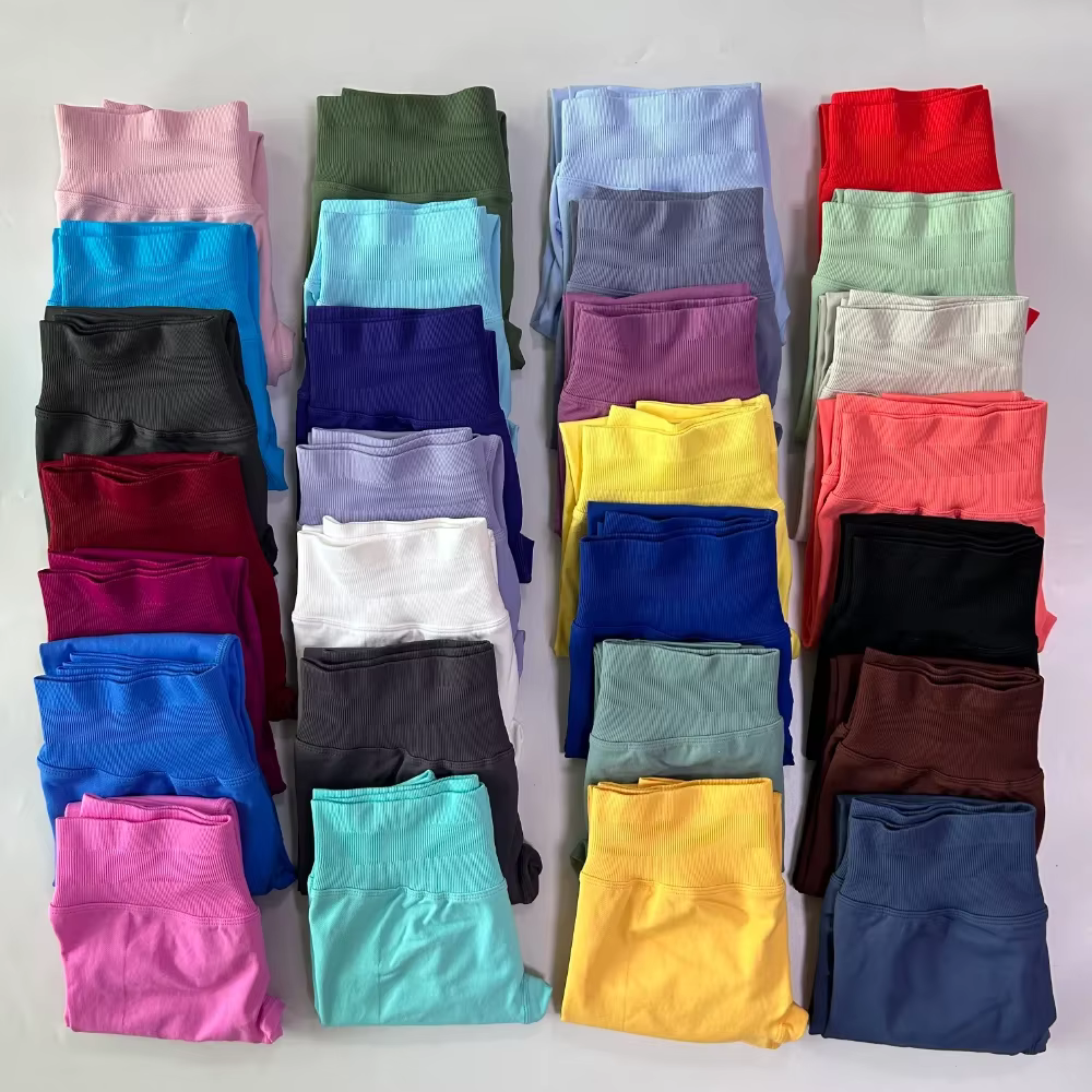 Pericic – Leggings de Yoga sans couture pour femmes, pantalons de sport, taille haute, bande côtelée