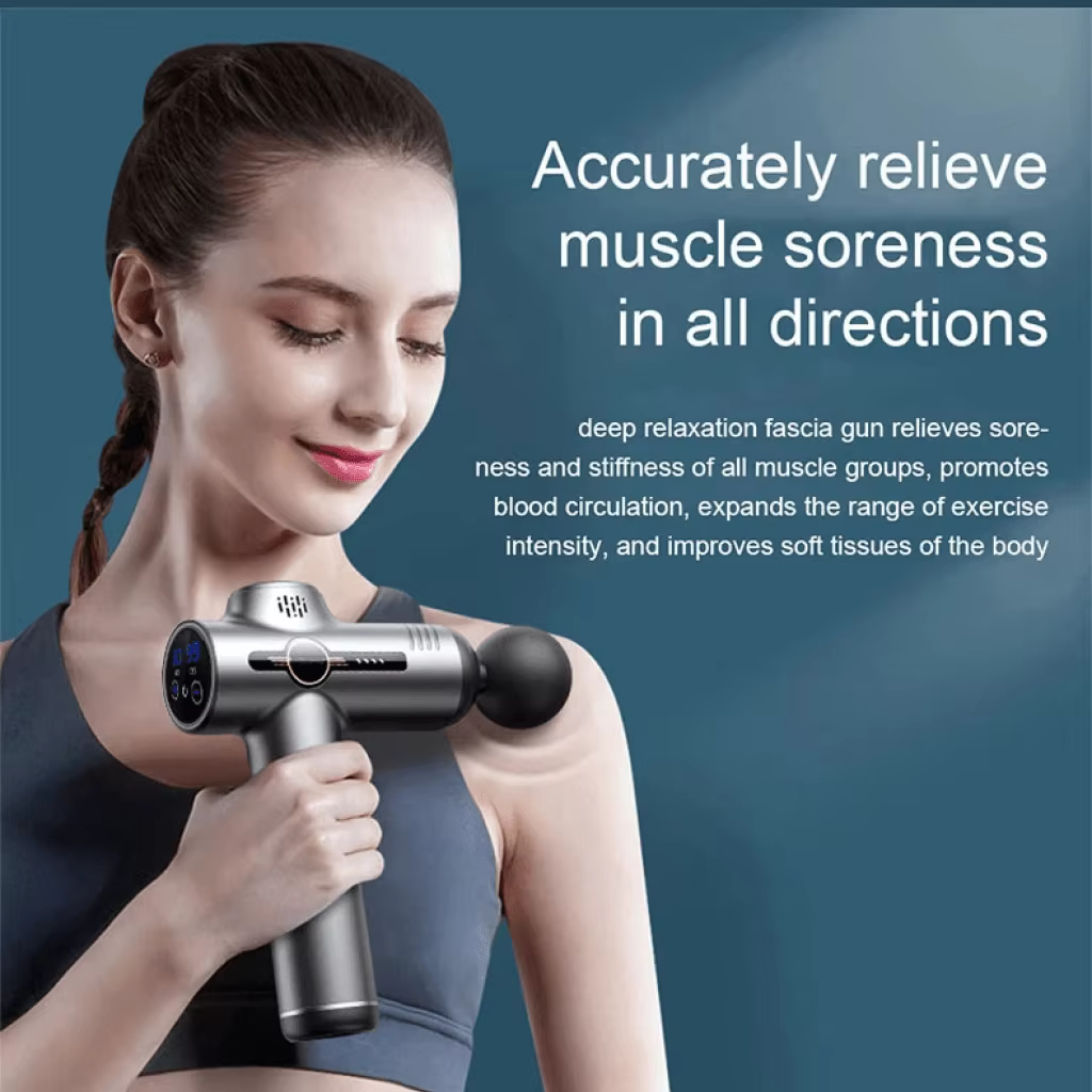 Pistolet de Massage électrique à 99 niveaux, appareil de relaxation musculaire profond, équipement d