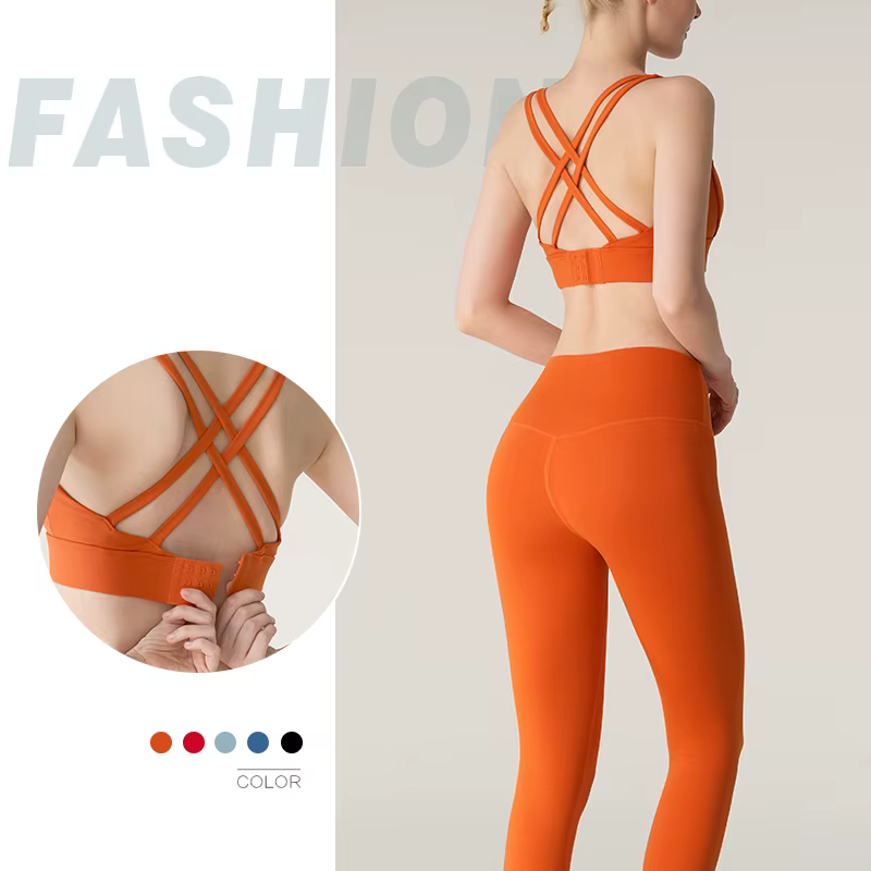 2 pièces vêtements de Yoga survêtement pour femmes vêtements de sport Pilates Fitness costume gymnas