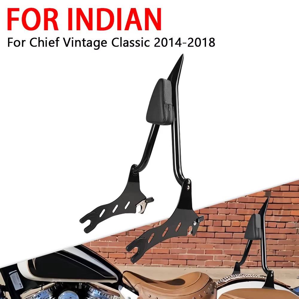 Accessoire de moto en métal, dossier arrière Sissy Bar, adapté au Indian Chief Vintage Classic 2014