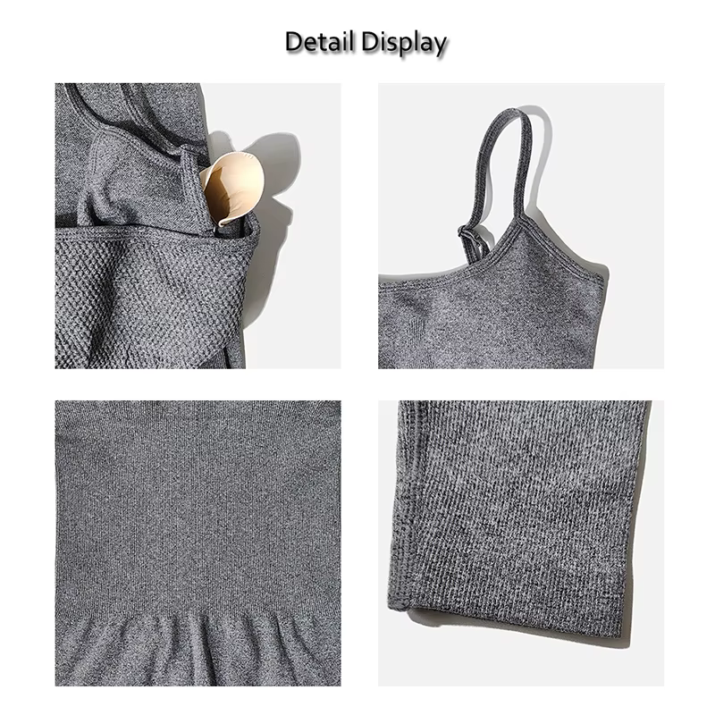 Ensemble de survêtement de yoga pour femme, combinaisons sans couture, barboteuses d'entraînement de