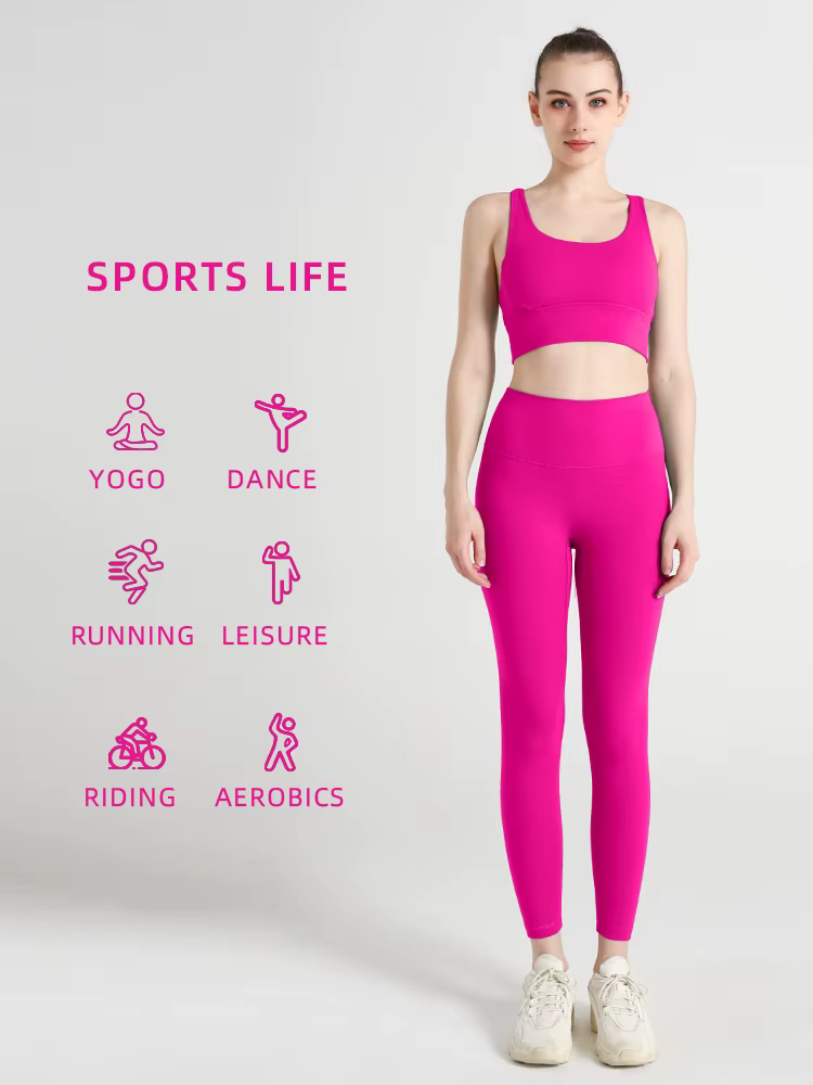 Vêtements de Yoga 2 pièces pour femmes, survêtement à séchage rapide, combinaison de Fitness respira