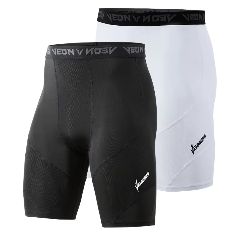 2 pièces collants de course Cool sec athlétique entraînement cyclisme Shorts Leggings sport couche d