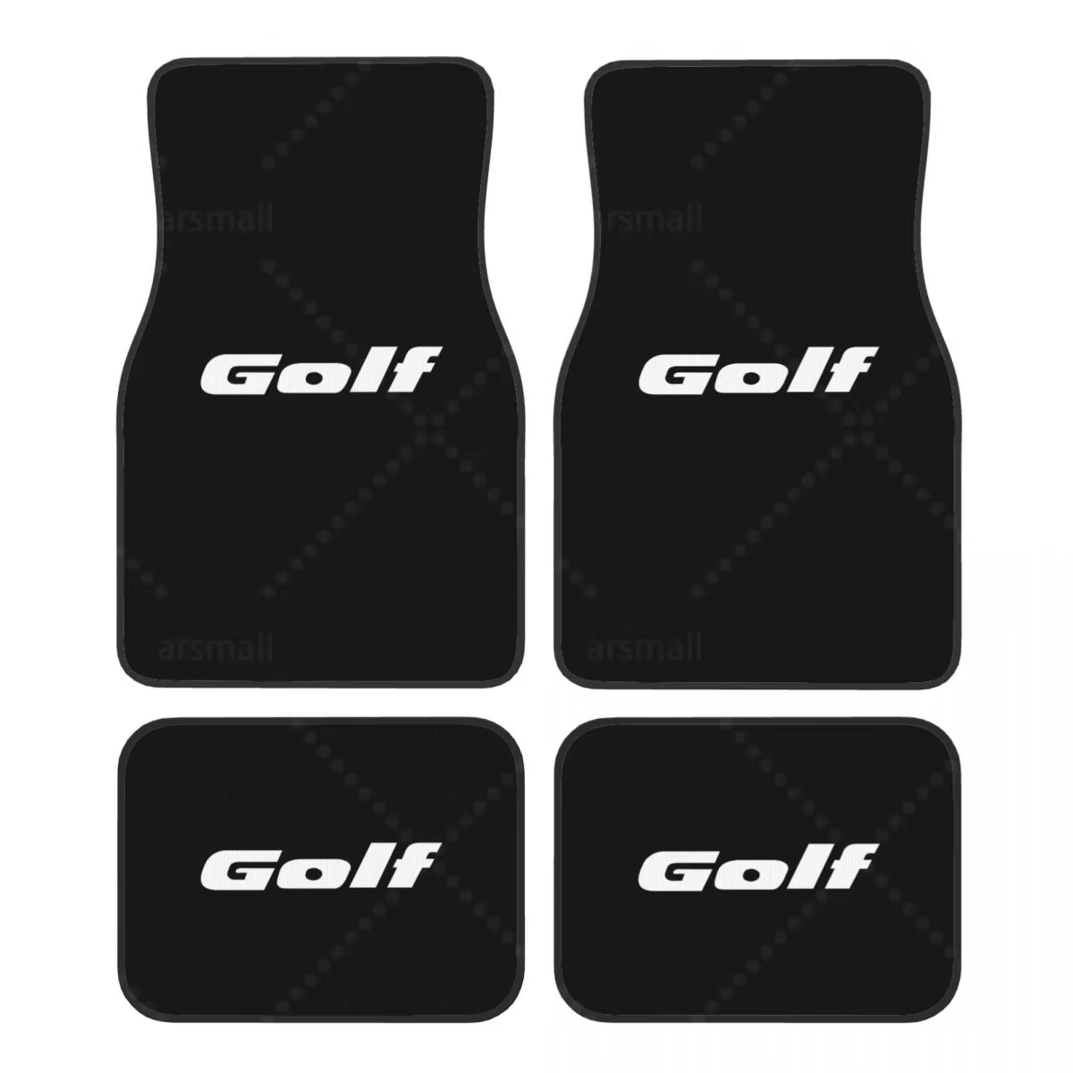 Tapis de sol de voiture antidérapants, ensemble de 4 pièces, accessoires automobiles, décoration