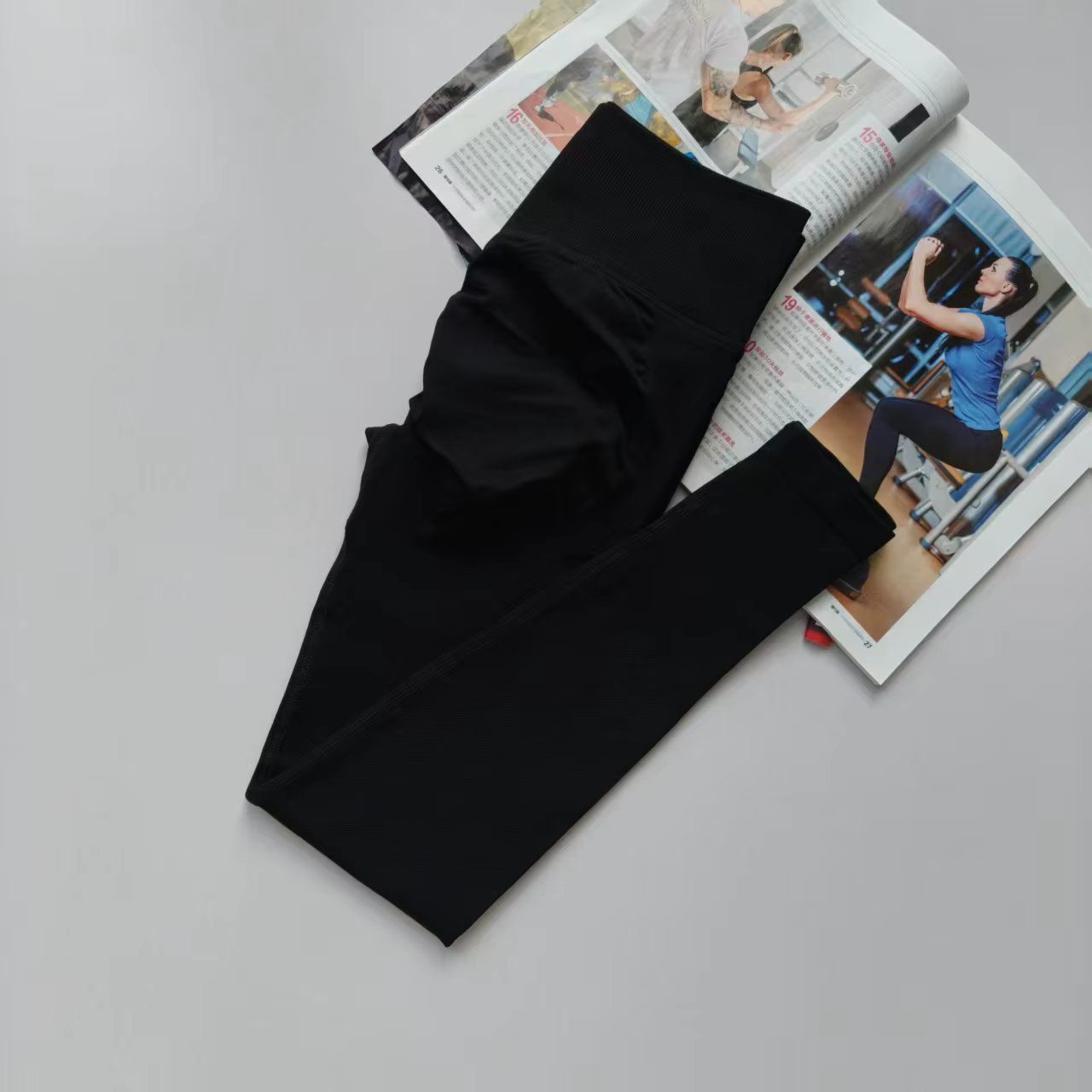 Leggings taille haute sans couture, pantalon de Fitness pêche, serré, extensible, fin, séchage rapid