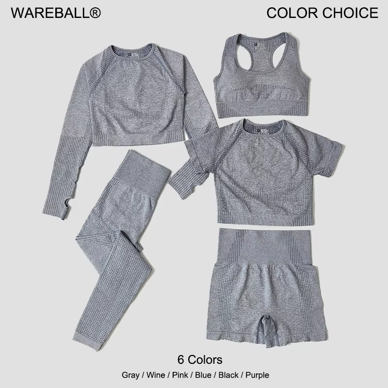 WAREBALL sans couture femmes pantalons de Yoga vêtements d'entraînement vêtements de sport Fitness à