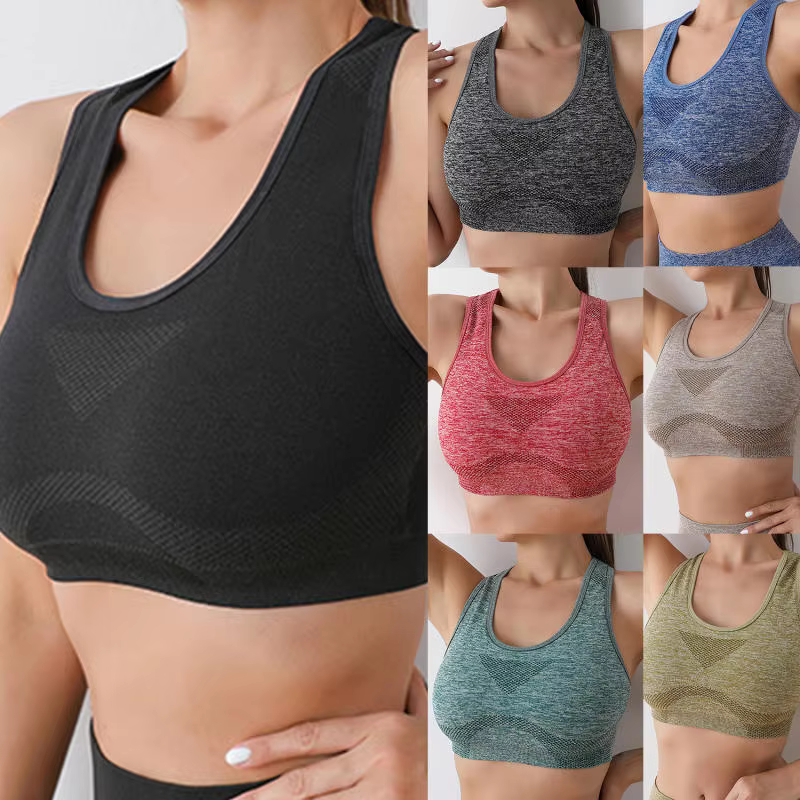 Femmes sport soutiens-gorge Yoga haut gilet haute antichoc séchage rapide Yoga gymnase course sous-v