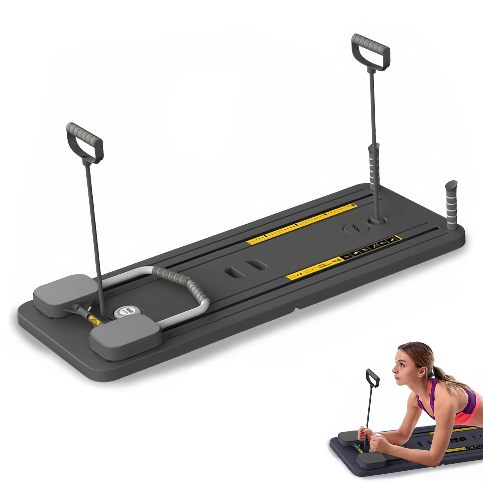 Planche d'exercice abdominale planche de Fitness roue abdominale équipement d'entraînement pour Pila