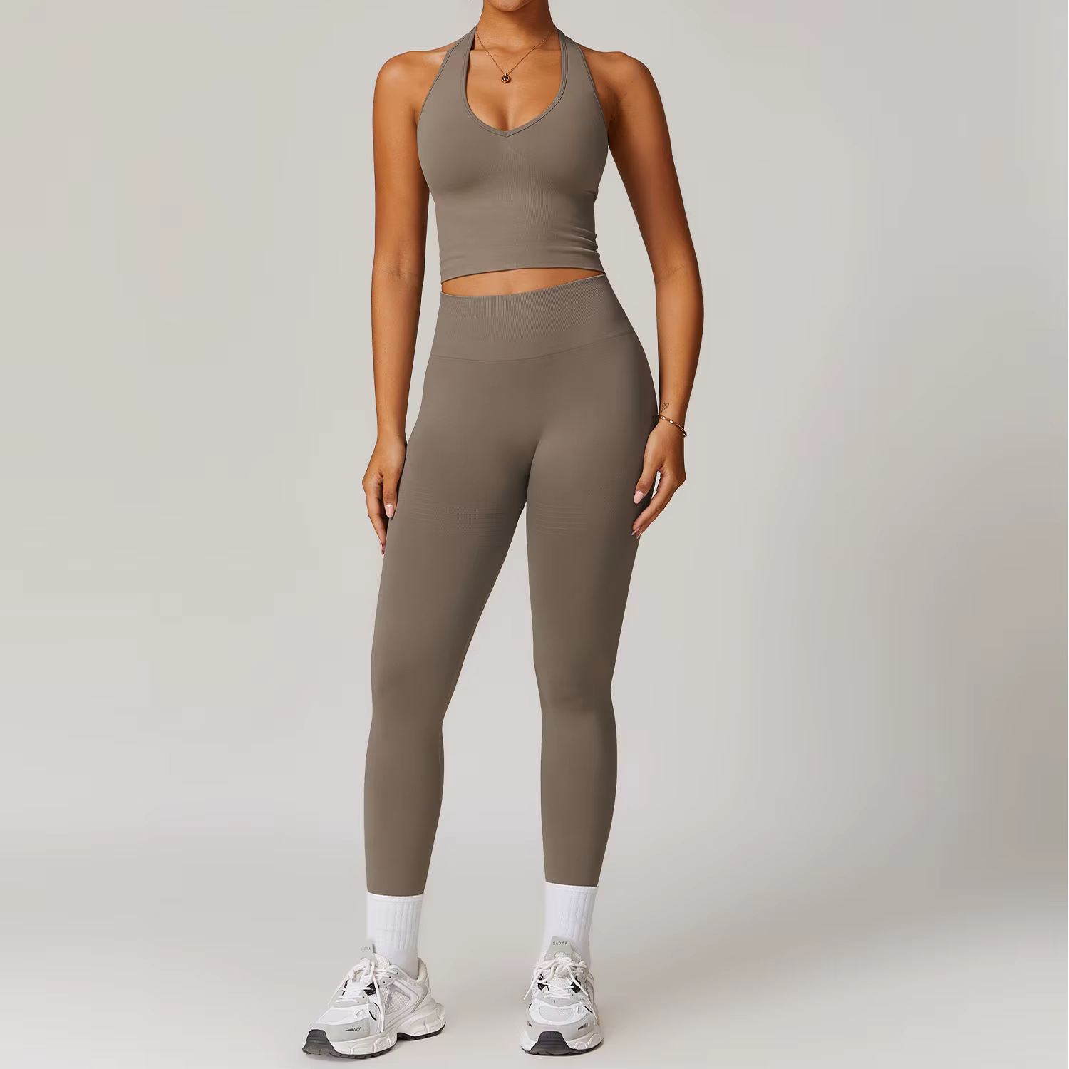 2 pièces ensemble de Yoga sans couture vêtements de sport vêtements de sport costumes de Yoga pour f