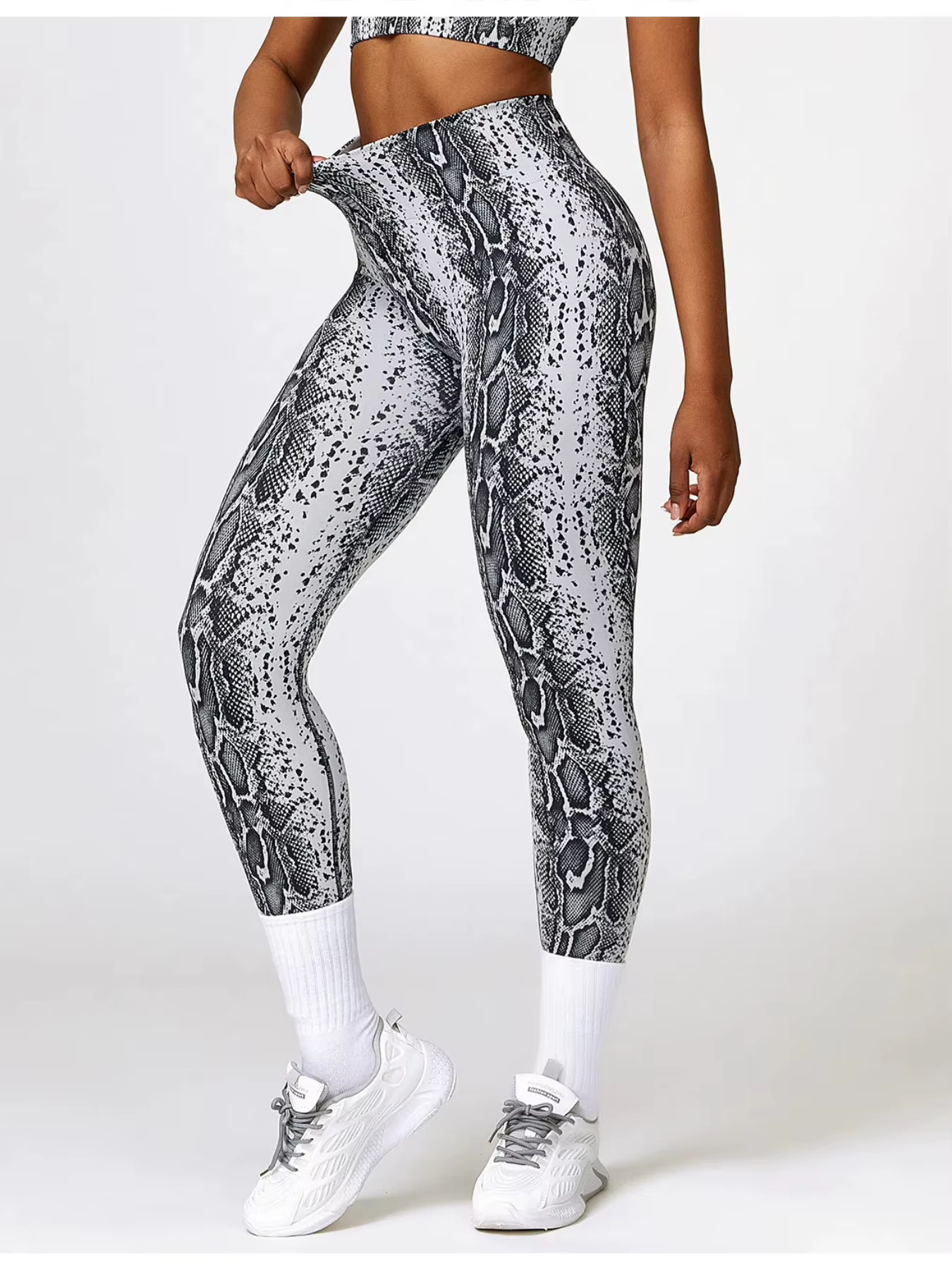 Nouveau Tye Die pantalons de Yoga sans couture femmes taille haute levage hanche miel pêche hanche F