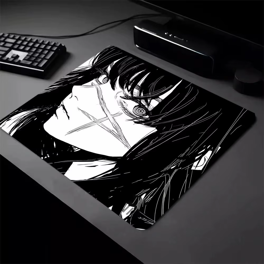 Tapis de souris Anime filles 40x45, grand carré, pour ordinateur de bureau, Table de jeu, en caoutch