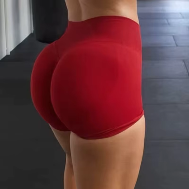 Short de sport pour femmes, short de motard, Fitness, bande côtelée basse, short de Yoga, entraîneme
