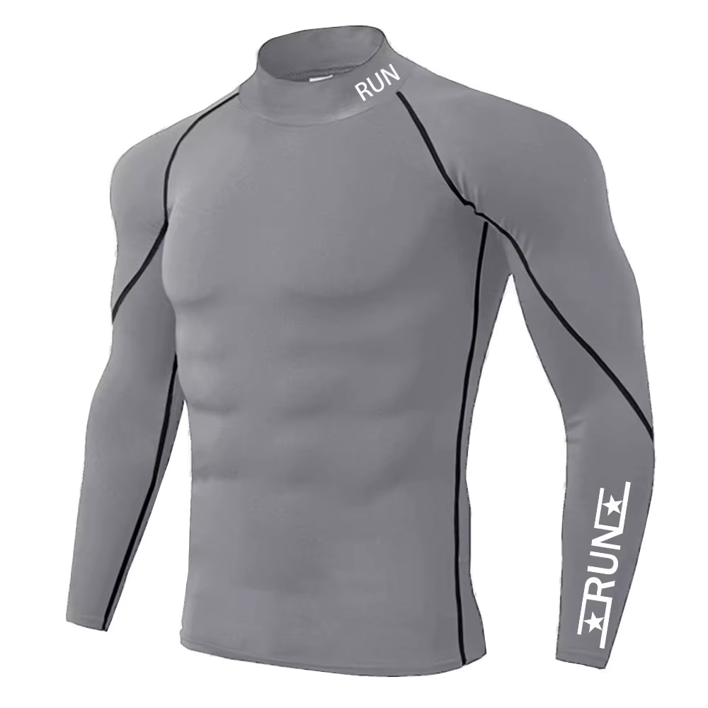 T-shirt de Compression pour hommes, chemises à séchage rapide, sous-vêtements de Fitness, hauts de m