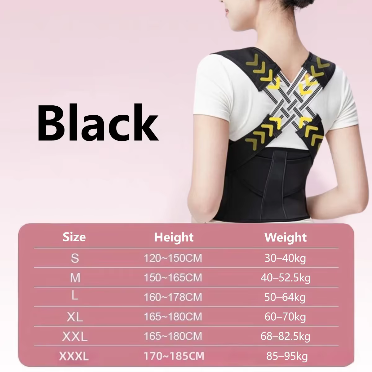 Correcteur de posture |   Ceinture de soutien du dos réglable pour la Correction de la taille abdomi