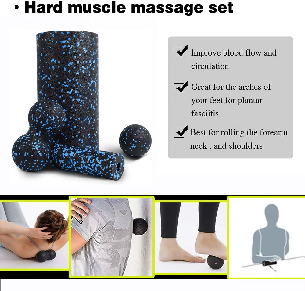 Ensemble de rouleaux en mousse haute densité 4 en 1