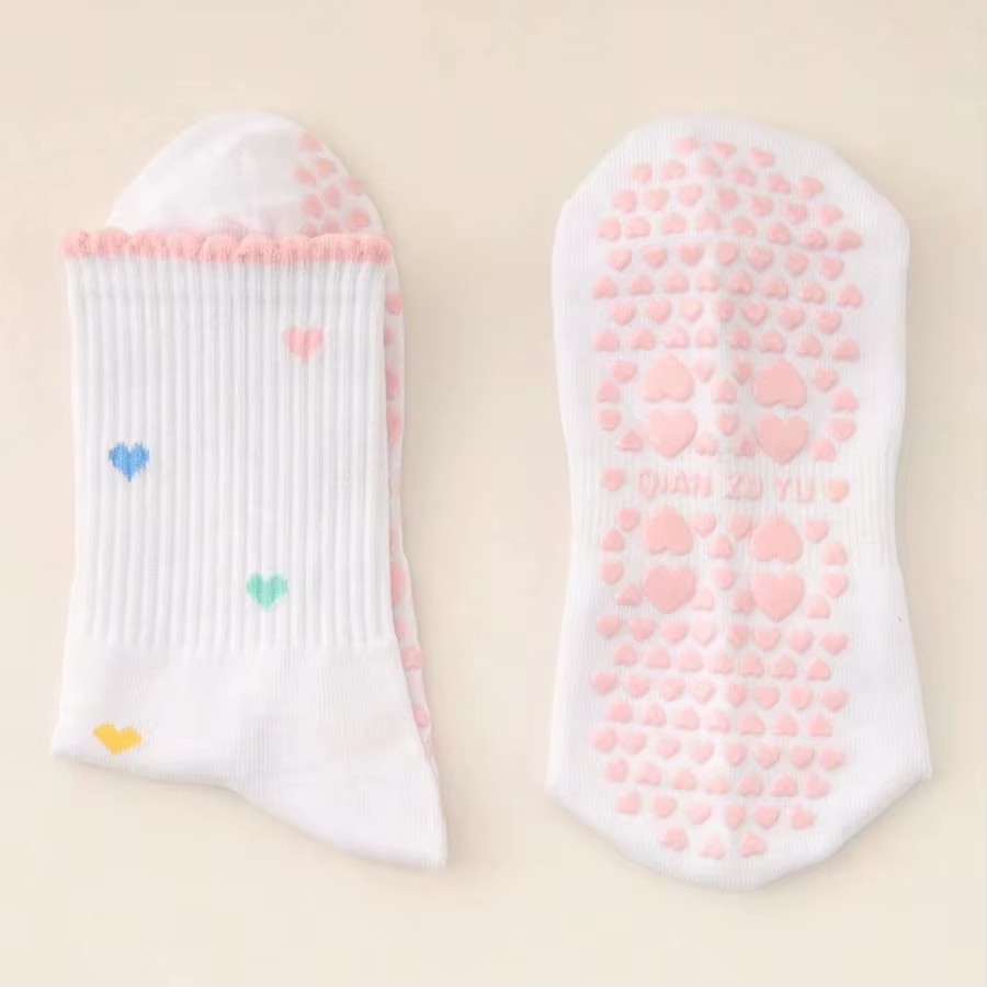 1/2/3/4/paires de chaussettes Pilates pour femmes