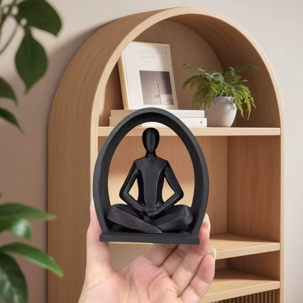 Sculpture de méditation abstraite