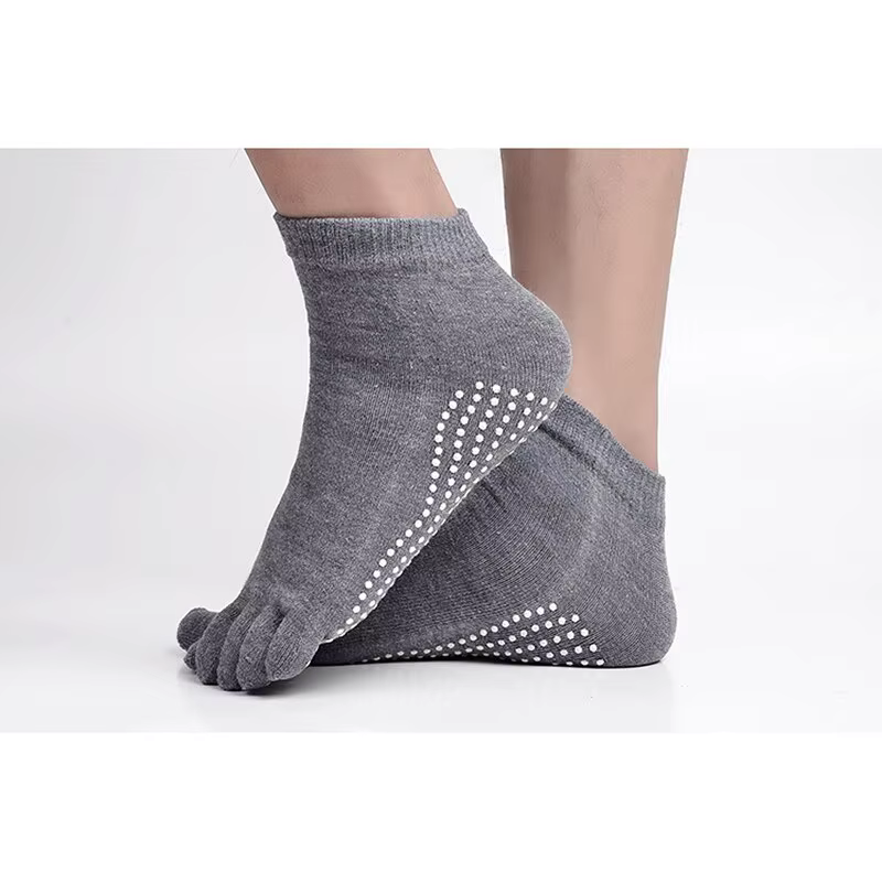Hommes Pilates chaussettes en gros coton respirant antidérapant Massage Yoga
