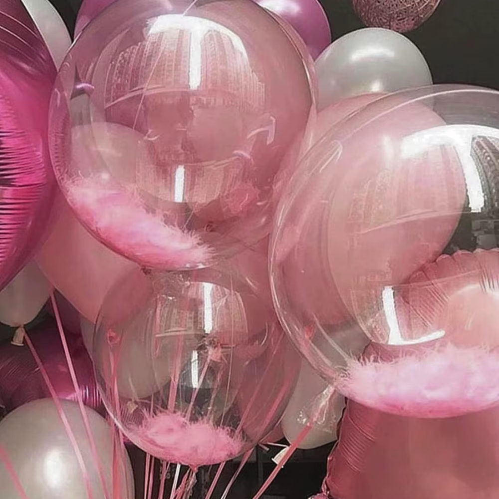 Ballons Bobo transparents 18/20/24/36 pouces