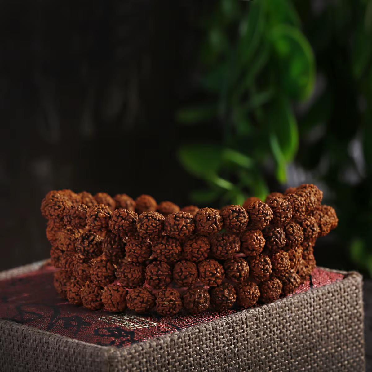 6/8/10mm Rudraksha perles méditation Mala perle fabrication de bijoux Chakras de prière 108 pièces Bodhi bouddhisme